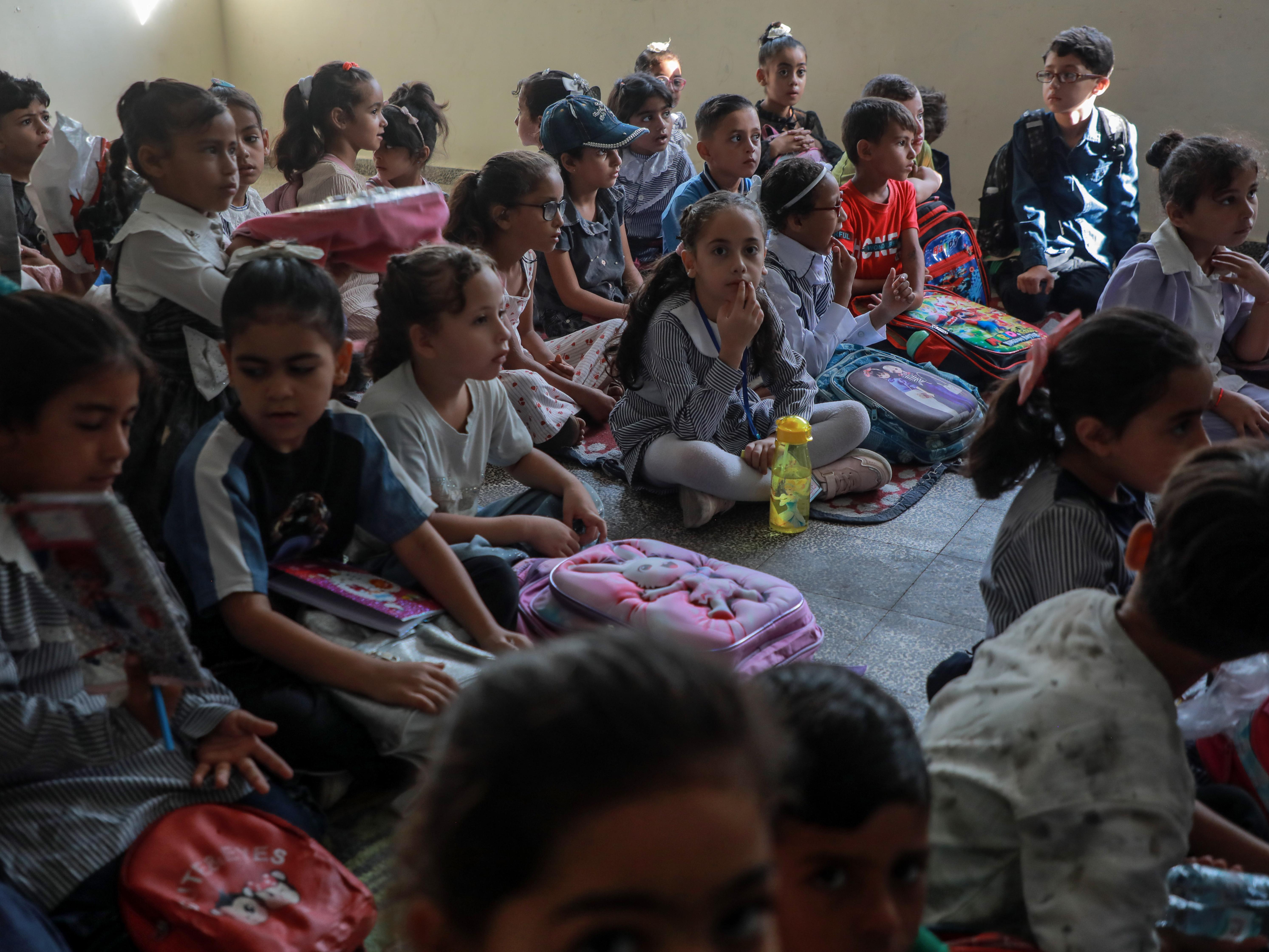 Gaza reopens schools for in-person learning after 3-year hiatus